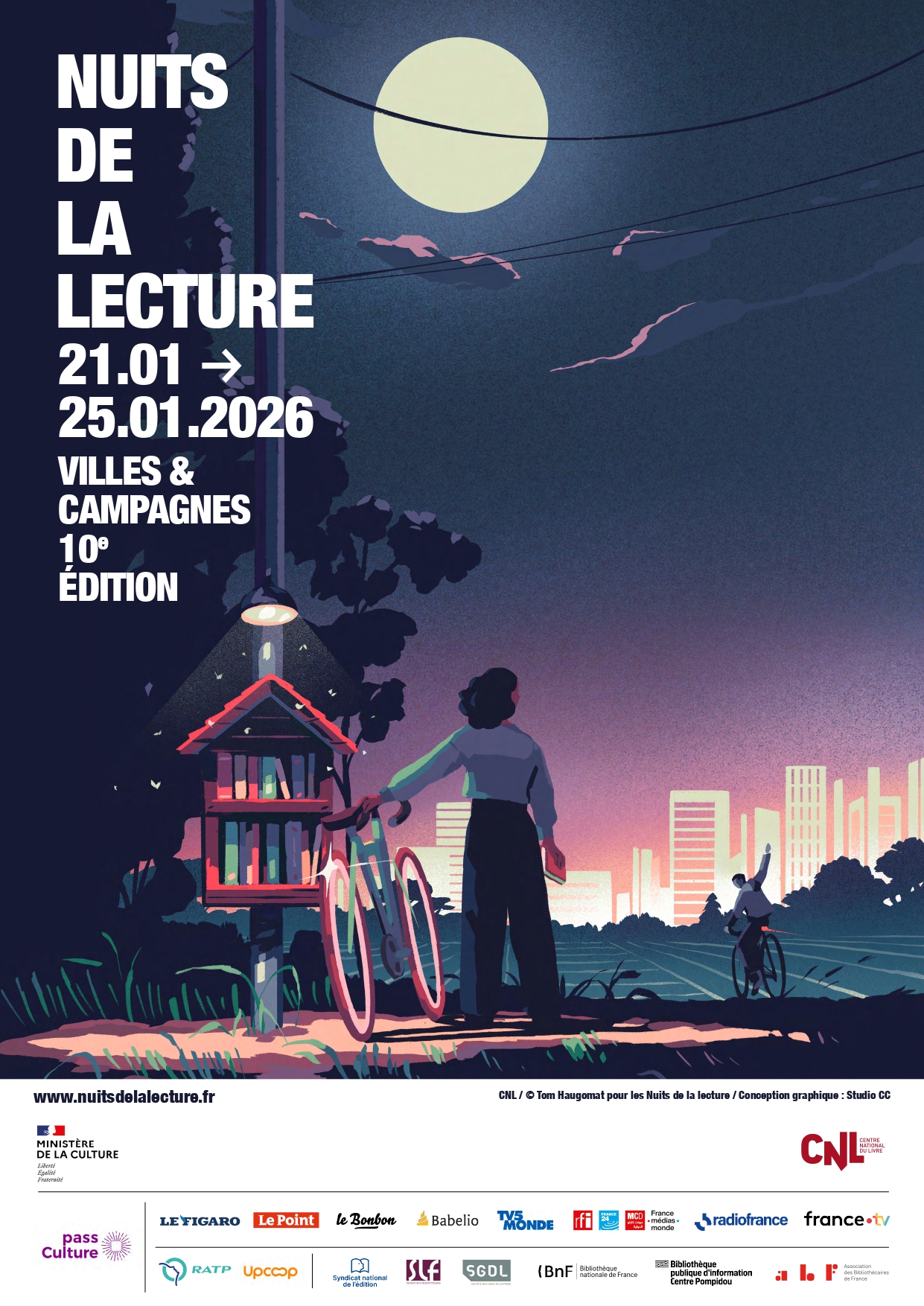 Affiche Nuit de la Lecture