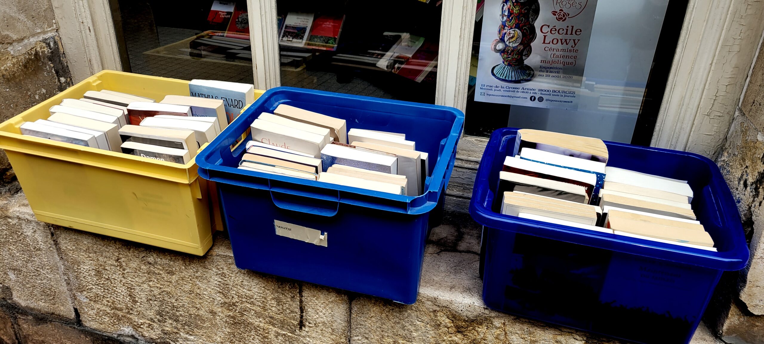 Caisses de livres. ©Culture et Bibliothèques Pour Tous, Tous droits réservés.